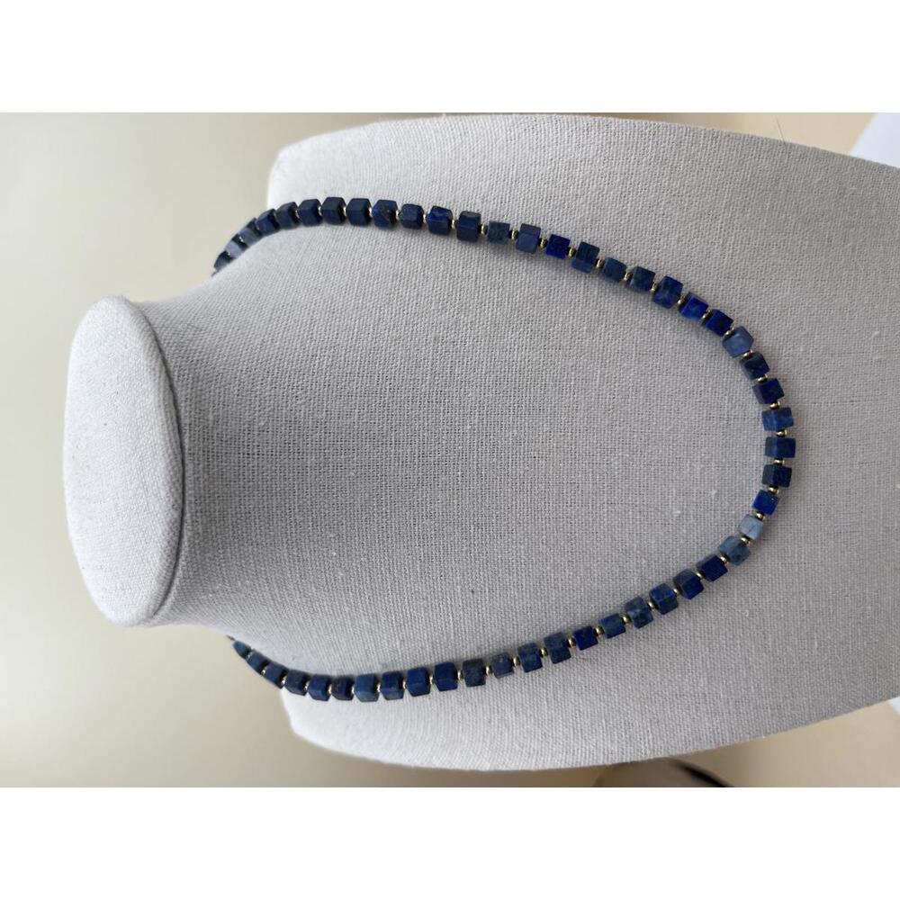 Southwest Blue Stone Sodalite Beaded Necklace
